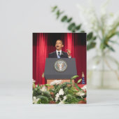 Carte Postale Président Barack Obama (Debout devant)