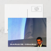 Carte Postale Président Barack Obama - Personnalisable (Devant / Derrière)