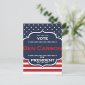 Carte Postale président ben carson (Debout devant)
