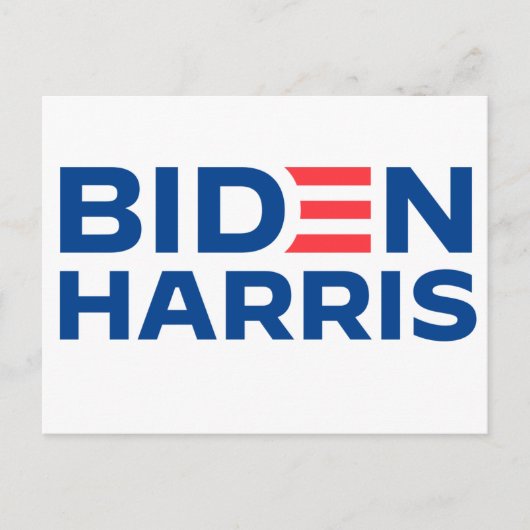 Carte Postale Président Biden Harris 2020 (Devant)