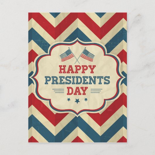Carte Postale président chevron (Devant)