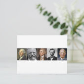 Carte Postale Président des États-Unis (Debout devant)