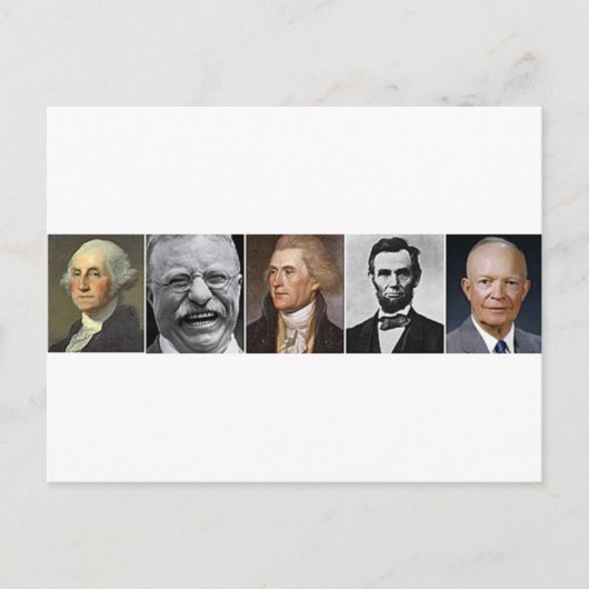 Carte Postale Président des États-Unis (Devant)