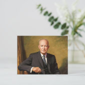 Carte Postale Président Dwight D Eisenhower (Debout devant)