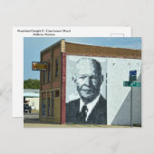 Carte Postale Président Eisenhower (Devant / Derrière)