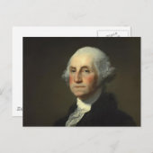 Carte Postale Président George Washington (Devant / Derrière)
