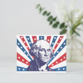 Carte Postale président George Washington (Debout devant)