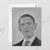 Carte Postale Président Obama (Devant / Derrière)