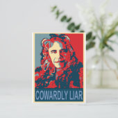 Carte Postale Président Obama - Lâche (Debout devant)