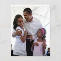 Président Obama Père & Filles