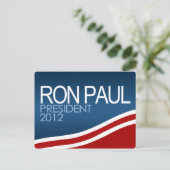 Carte Postale Président Ron Paul 2012 (Debout devant)