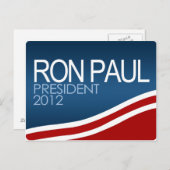 Carte Postale Président Ron Paul 2012 (Devant / Derrière)