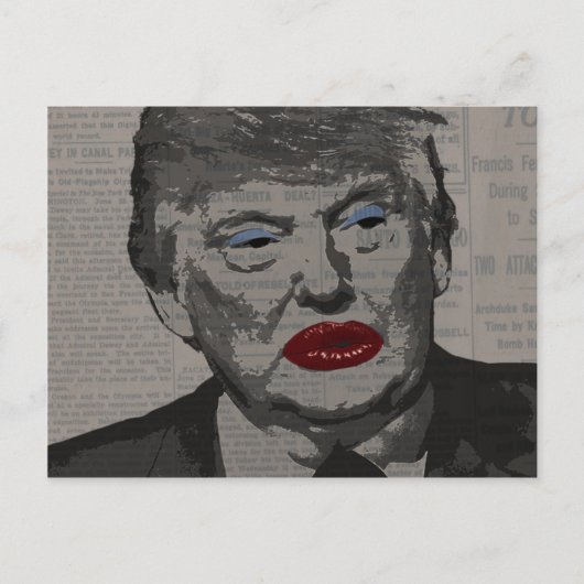 Carte Postale Président transgenre (Devant)