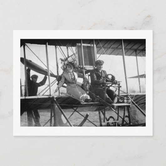 Carte Postale Prêt pour le décollage, 1912 (Devant)