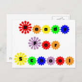 Carte Postale Prêt Pour L'École (Devant / Derrière)