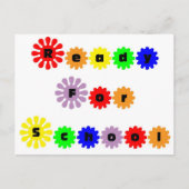 Carte Postale Prêt Pour L'École (Devant)