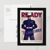 Carte Postale Prêt pour tout (Devant / Derrière)