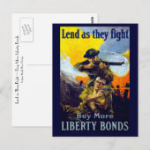 Carte Postale Prêter dans leur combat ~ Acheter plus d'obligatio (Devant / Derrière)