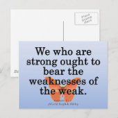 Carte Postale Prêter un coup de main Romains 15-1 (Devant / Derrière)