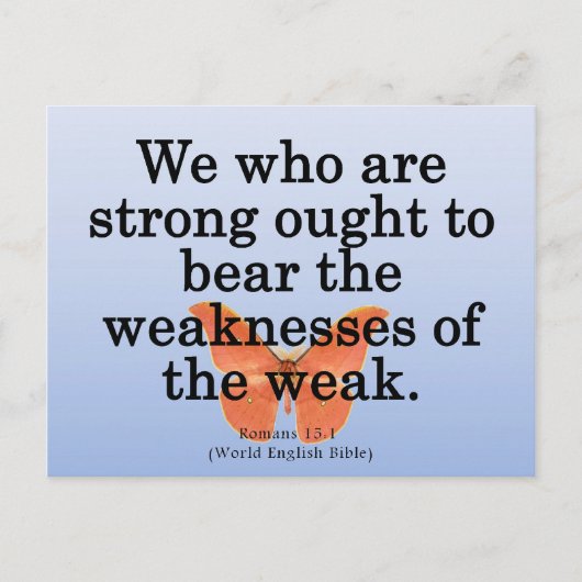 Carte Postale Prêter un coup de main Romains 15-1 (Devant)