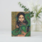 Carte postale "Prêtesse de Quetzalcoatl" (Debout devant)