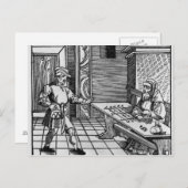 Carte Postale Prêteur, 1531 (Devant / Derrière)