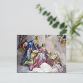 Carte Postale prêtre de fresque (Debout devant)
