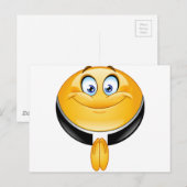 Carte Postale prêtre émoji (Devant / Derrière)