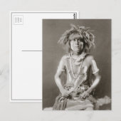 Carte Postale Prêtre indien de serpent, 1910 (Devant / Derrière)