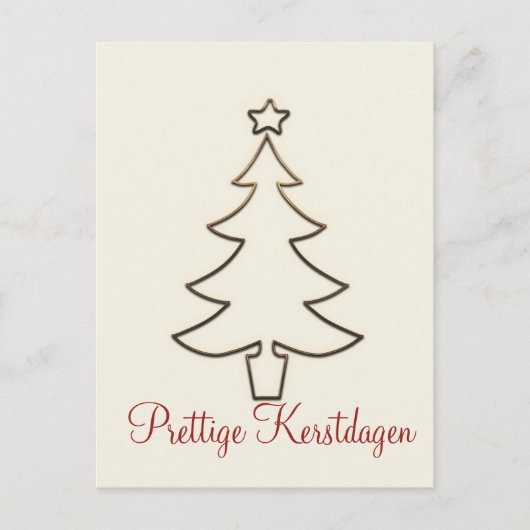 Carte Postale Prettige Kerstdagen (Devant)