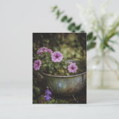 Carte Postale Pretty Petunias violet (Debout devant)