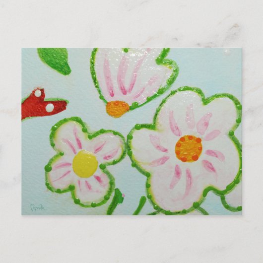 Carte Postale Pretty Posy (Devant)