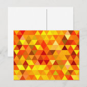 Carte Postale Pretty Triangle pattern (Devant / Derrière)