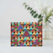 Carte Postale Pretty triangle pattern III + your ideas (Debout devant)