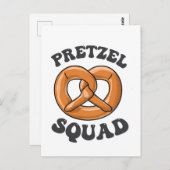 Carte Postale Pretzel Squad Funny Oktoberfest Pretzel Lover Germ (Devant / Derrière)