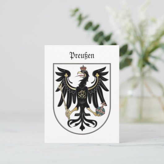 Carte Postale Preußen Adler (Debout devant)