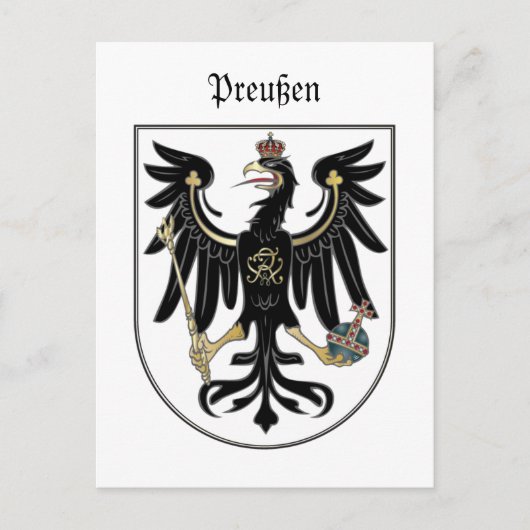 Carte Postale Preußen Adler (Devant)