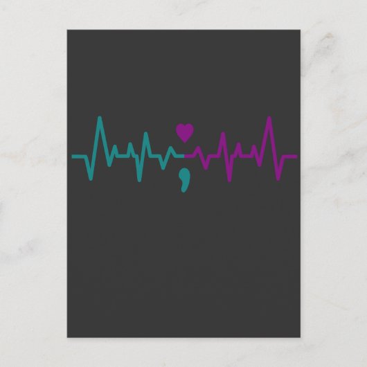 Carte Postale Prévention du suicide par la sensibilisation à la  (Devant)