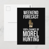 Carte Postale Prévision de fin de semaine - 100% Chance de chass (Devant / Derrière)
