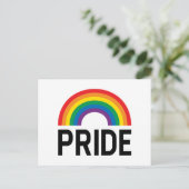 Carte Postale Pride arc-en-ciel (Debout devant)