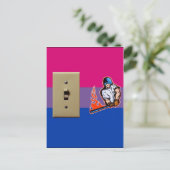 Carte Postale Pride bisexuelle "Switch Hitter" (Debout devant)