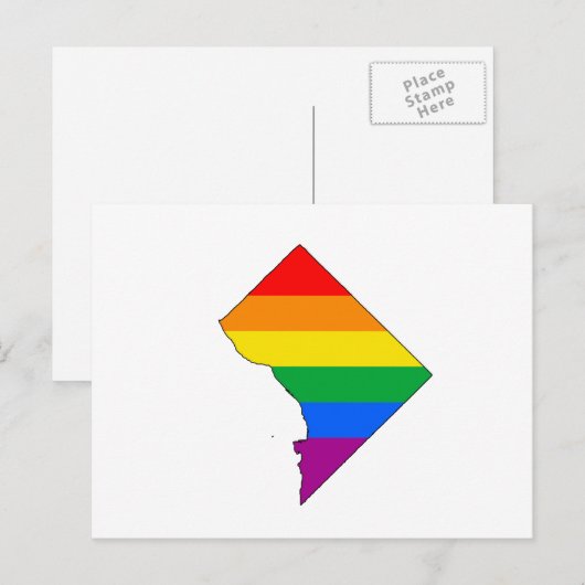 CARTE POSTALE PRIDE DC (Devant / Derrière)