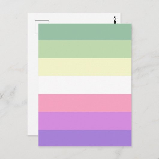 Carte Postale Pride Flag (Devant / Derrière)