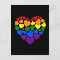 Pride- gay arc-en-ciel coeur de l'amour