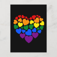 Pride- gay arc-en-ciel coeur de l'amour