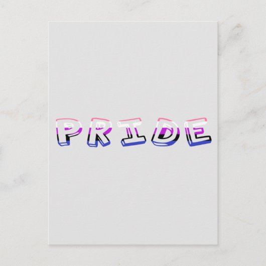 Carte Postale Pride holo | Pride (Devant)
