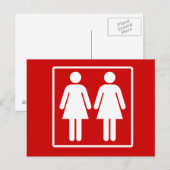 Carte Postale Pride lesbienne (Devant / Derrière)