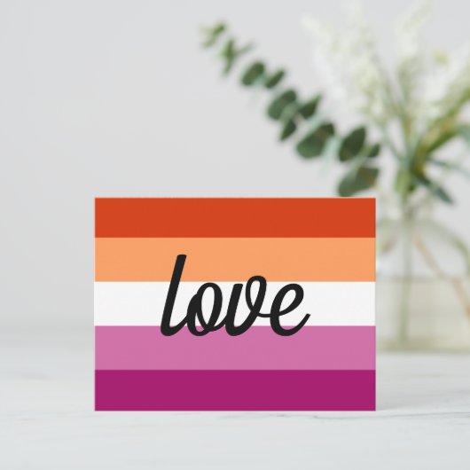 Carte Postale Pride lesbienne (Debout devant)