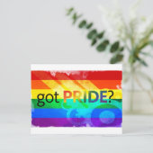 Carte Postale Pride LGBT Flag (Debout devant)