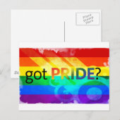 Carte Postale Pride LGBT Flag (Devant / Derrière)